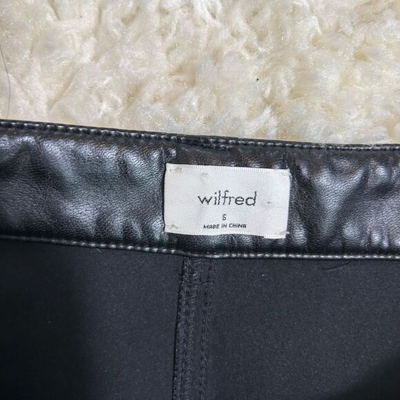 Wilfred Black Leather Trousers - Picture 3 of 9